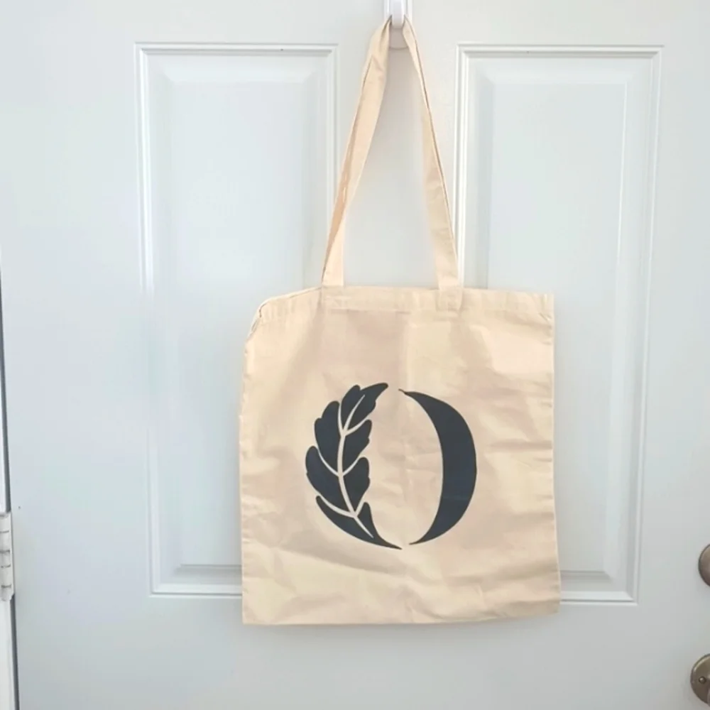 Fancy O cotton tote bag